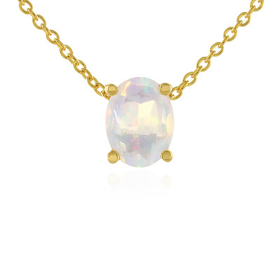 Welo Opal Silver Necklace