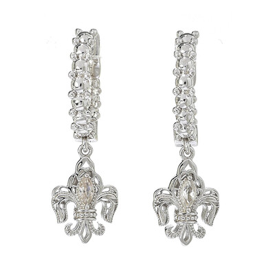 Zircon Silver Earrings (Dallas Prince Designs)