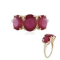 9K Madagascar Ruby Gold Ring (de Melo)