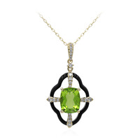 14K Dashihe Peridot Gold Necklace (CIRARI)