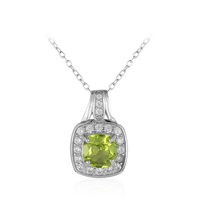Peridot Silver Necklace