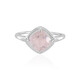 Rose Quartz Silver Ring