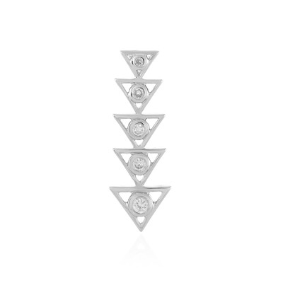 Zircon Silver Pendant