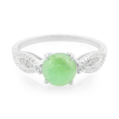 Imperial Chrysoprase Silver Ring