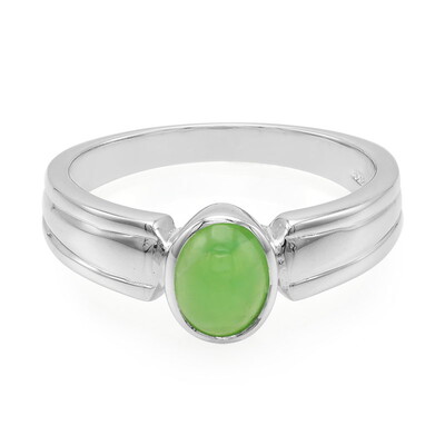 Imperial Chrysoprase Silver Ring