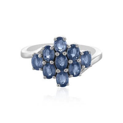 Blue Sapphire Silver Ring