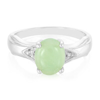 Imperial Chrysoprase Silver Ring