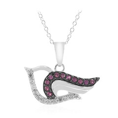Rhodolite Silver Necklace