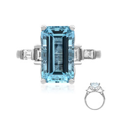 14K AAA Brazilian Aquamarine Gold Ring (AMAYANI)