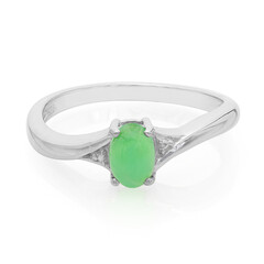 Imperial Chrysoprase Silver Ring