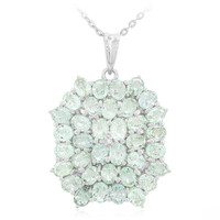 Paraiba Tourmaline Silver Necklace