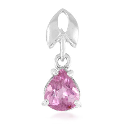 Pink Cuprian Tourmaline Silver Pendant