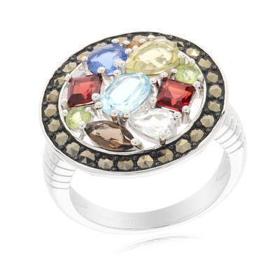 Sky Blue Topaz Silver Ring