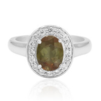 Andalusite Silver Ring