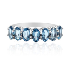 London Blue Topaz Silver Ring