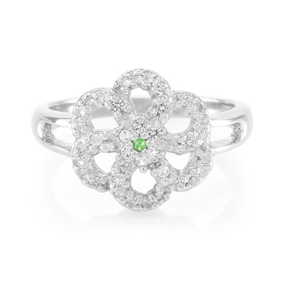 Kenya Tsavorite Silver Ring