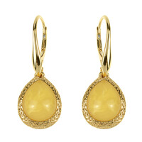 Baltic Amber Silver Earrings