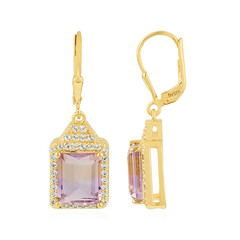 Ametrine Silver Earrings