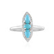Sleeping Beauty Turquoise Silver Ring