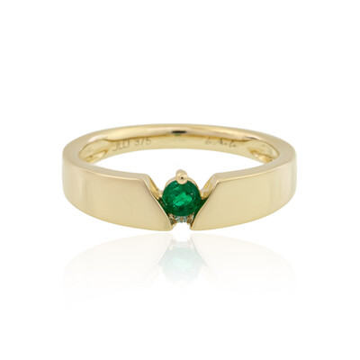 9K Muzo Colombian Emerald Gold Ring (de Melo)