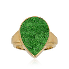 Uvarovite Silver Ring