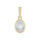 9K Zircon Gold Pendant