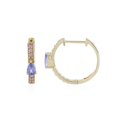 9K Tanzanite Gold Earrings
