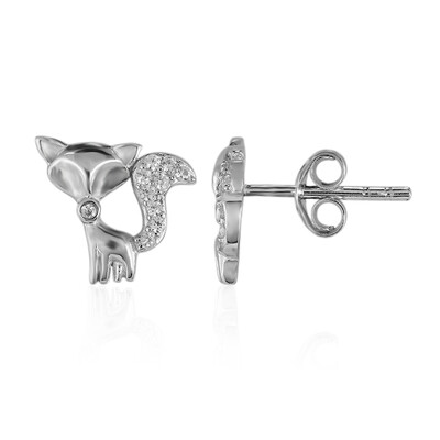 Zircon Silver Earrings