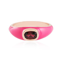 Raspberry Rhodolite Silver Ring