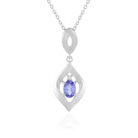 Tanzanite Silver Necklace