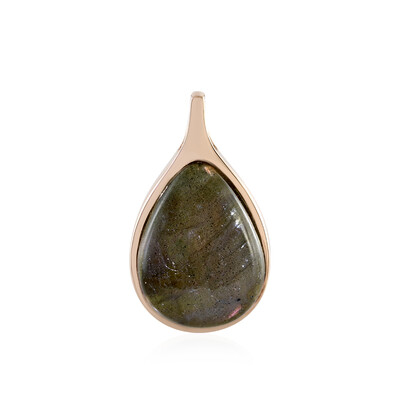 Copper Maniry Labradorite Silver Pendant (KM by Juwelo)