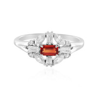 Tanzanian Ruby Silver Ring