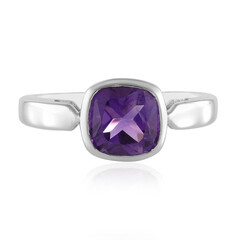 Siberian Amethyst Silver Ring