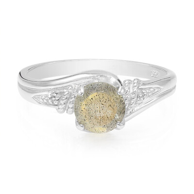 Romanian Spectrolite Silver Ring