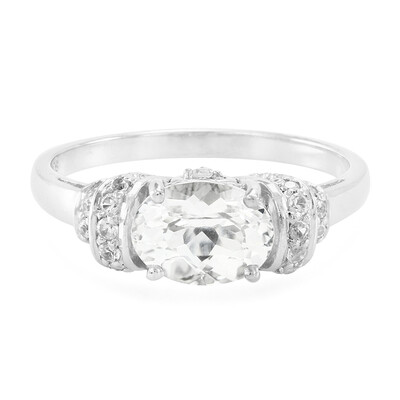 Himalayan Beryl Silver Ring