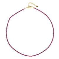 Mozambique Ruby Silver Necklace