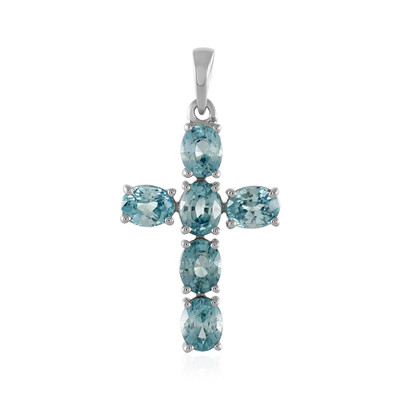 Ratanakiri Zircon Silver Pendant