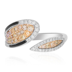 14K SI2 Fancy Diamond Gold Ring (CIRARI)