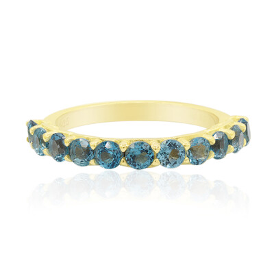 London Blue Topaz Silver Ring