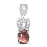 Red Tiger´s Eye Silver Pendant