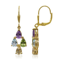 Amethyst Silver Earrings