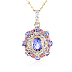 9K Tanzanite Gold Necklace
