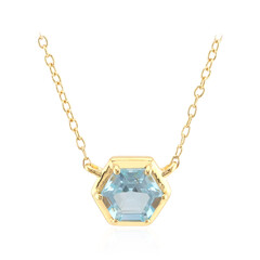 Sky Blue Topaz Silver Necklace