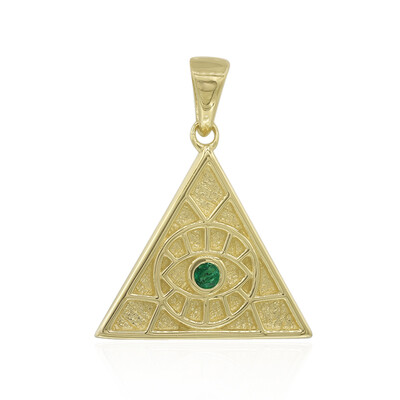 Brazilian Emerald Silver Pendant