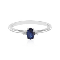 Madagascar Blue Sapphire Silver Ring