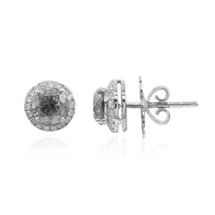 18K Salt and Pepper Diamond Gold Earrings (Estée Collection)