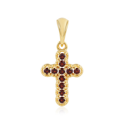 Mozambique Garnet Silver Pendant