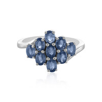 Blue Sapphire Silver Ring