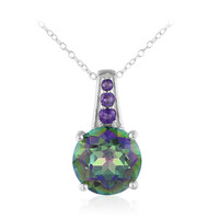 Mystic Quartz Silver Necklace