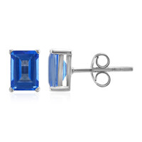 INDIGO BLUE TOPAZ Silver Earrings